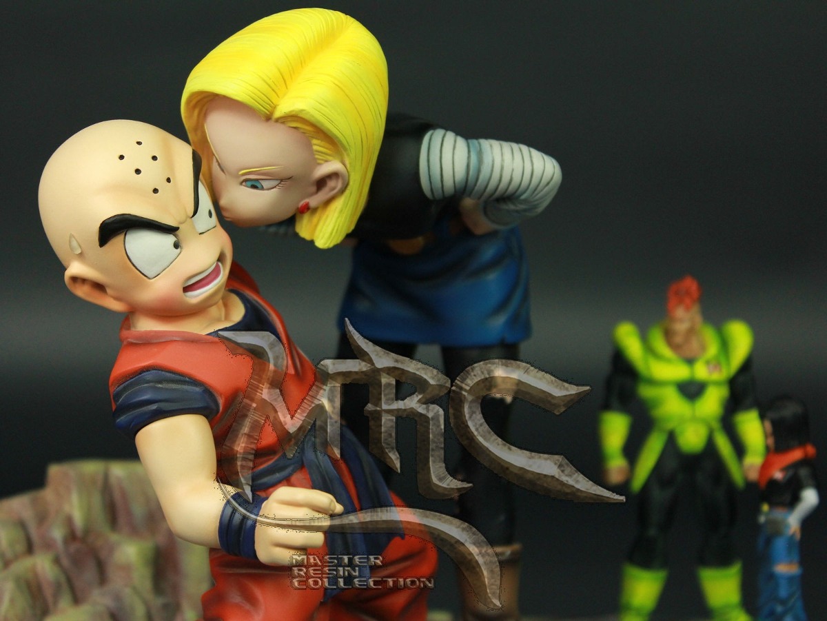 Dragon Ball Z Diorama Da Androide 18 Lazuli E Kuririn R 199900