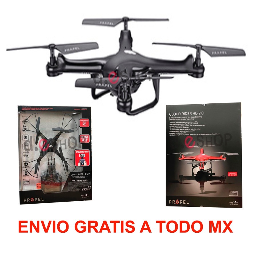 Dron Propel Cloud Rider Hd 2.0 Camara Envío Gratis - $ 3,199.00 en