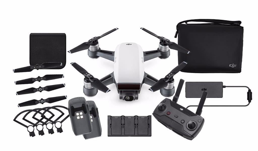 Dji Spark Fly More Combo Drone Alpine White Walmart Com Dji Spark Fly More Combo Drone Alpine White Walmart Com