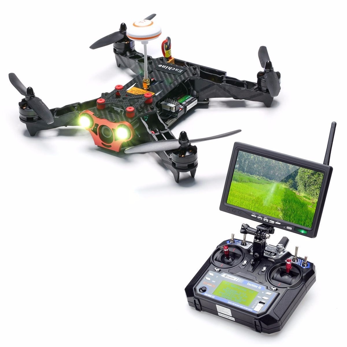 Drone Eachine Race 250 + Controle Fs-i6 + Tela Eachine (br ...