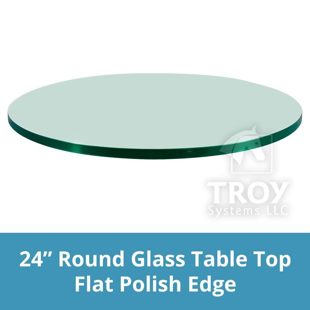 Dulles Glasirror Glass Table Top Flat Polish Edge T
