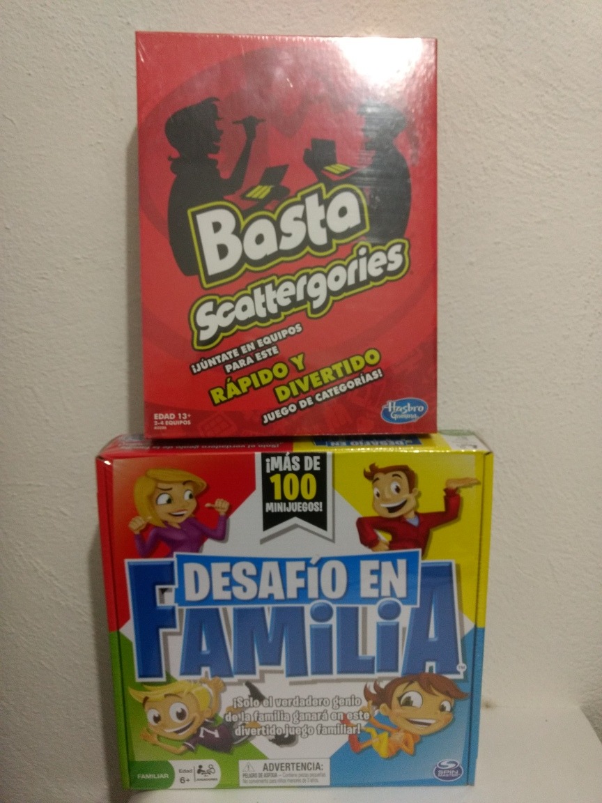 Duo Juegos De Mesa Basta De Hasbro Y Desafio En Familia Spin