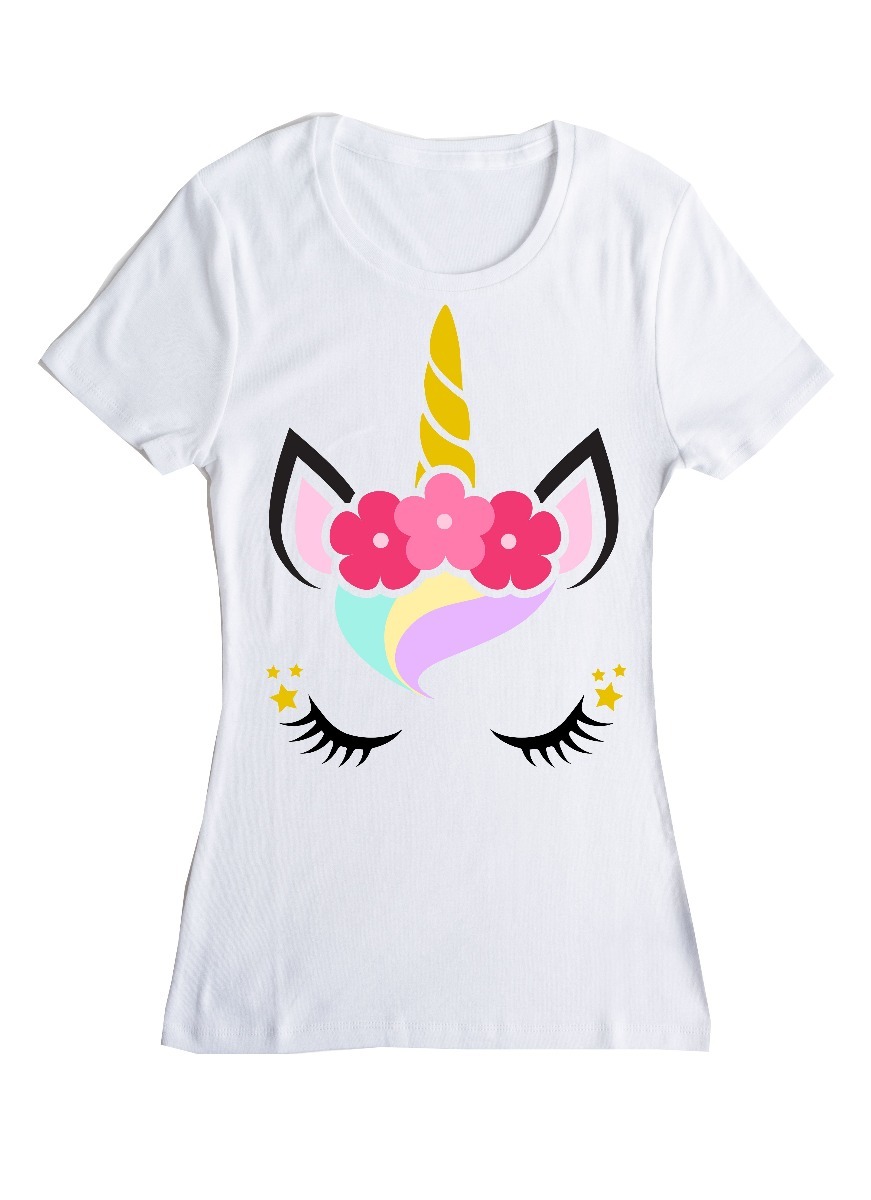 Dúo Playeras Unicornios Agrega Tu Nombre Gratis Envio Gratis - $ 385.00