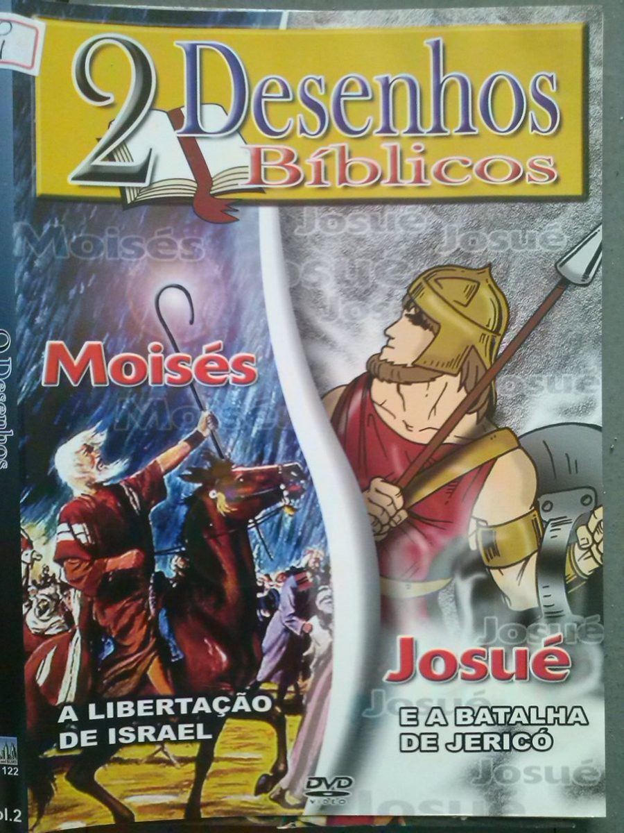 dvd 2 desenhos bíblicos moisés e josué r 12 70 em mercado livre