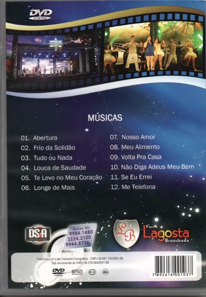 lagosta bronzeada dvd