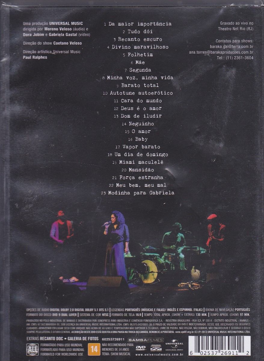 gal costa recanto ao vivo