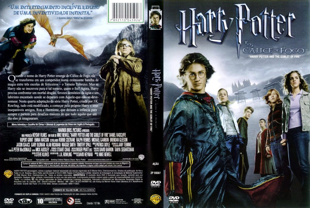 Dvd - Harry Potter E O Cálice De Fogo - Duplo - R$ 20,00 em Mercado Livre