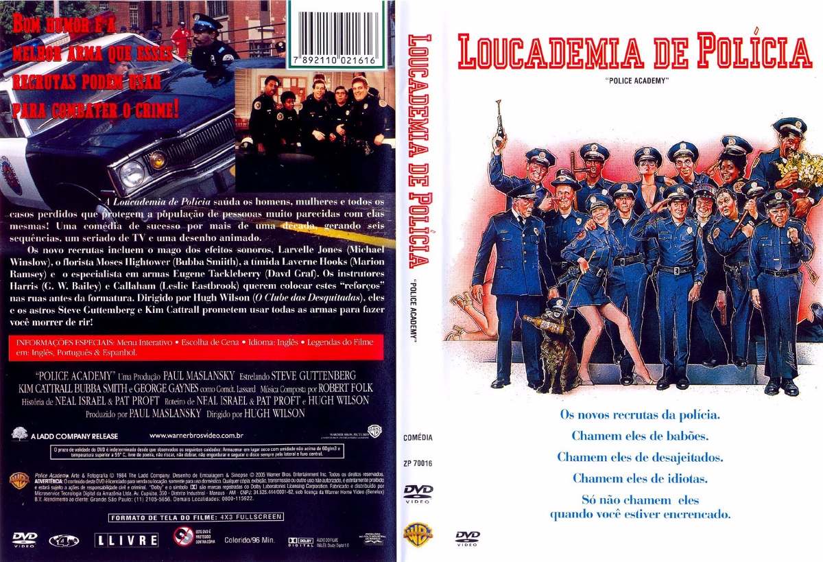 loucademia de policia 1 dvd-r