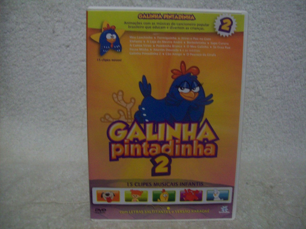 Dvd Original Galinha Pintadinha 2 - R$ 15,00 em Mercado Livre