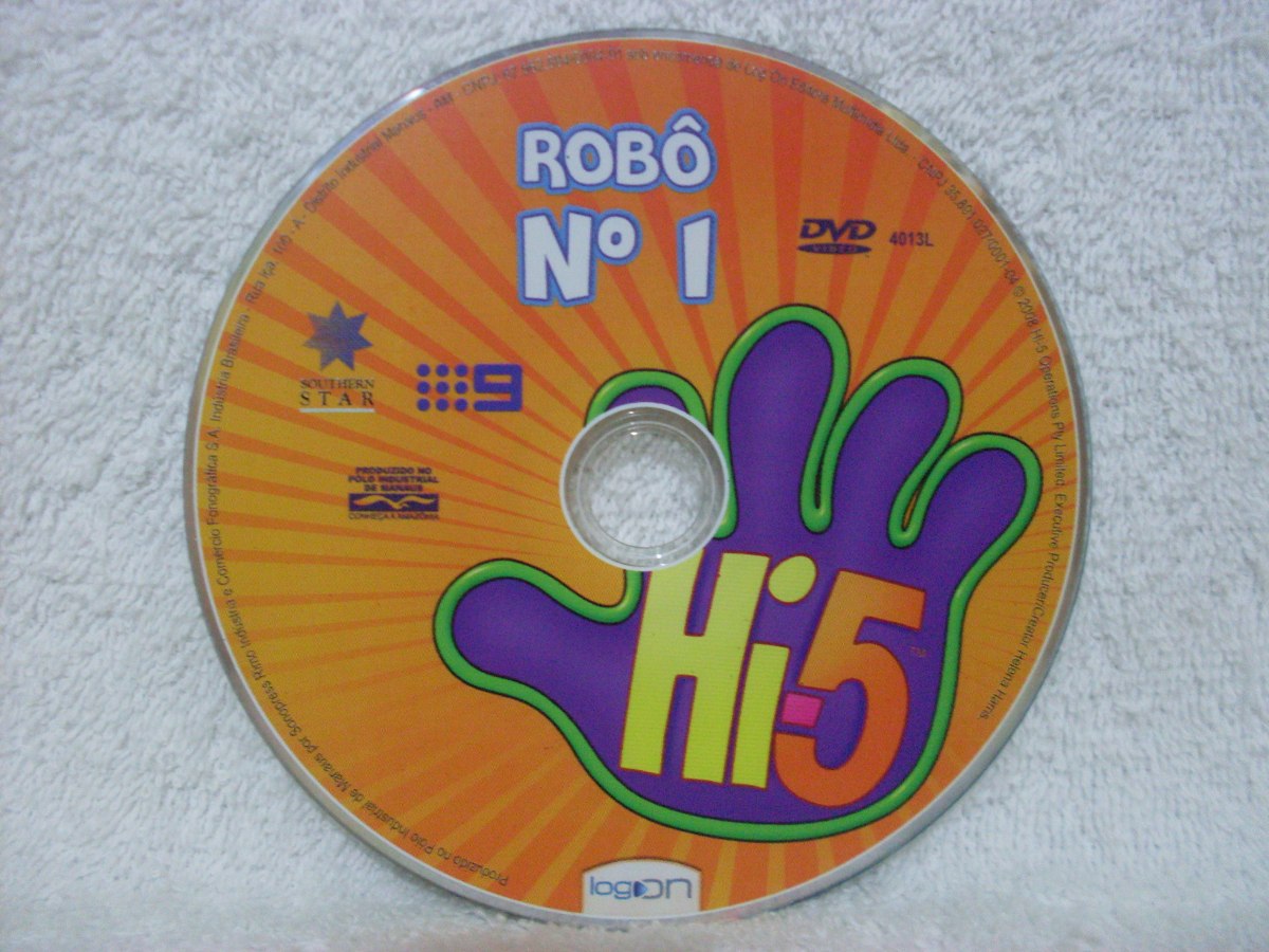 Dvd Original Hi-5- Robô Nº 1 - R$ 20,00 em Mercado Livre
