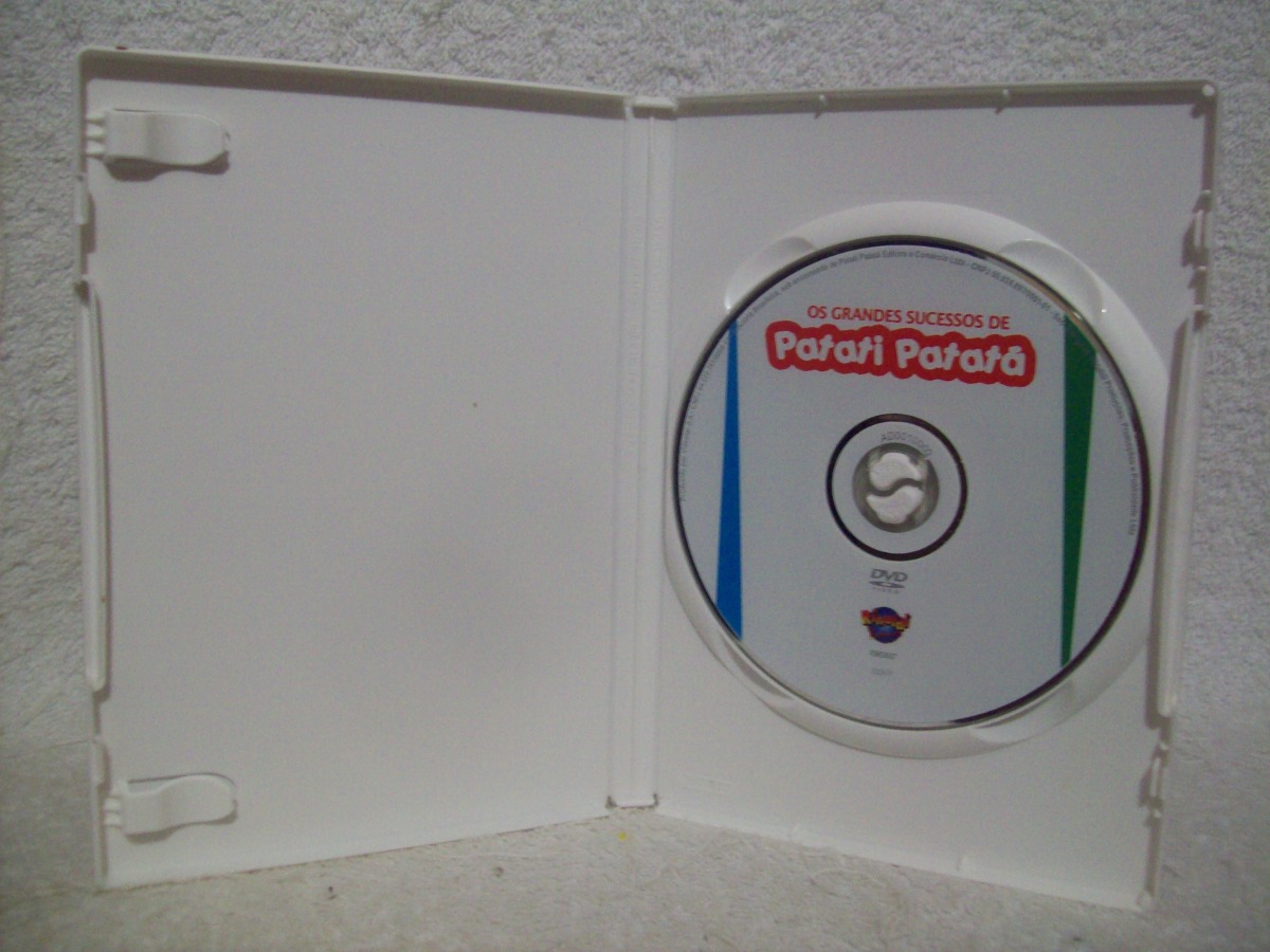 Dvd Original Os Grandes Sucessos De Patati Patatá - R$ 15 