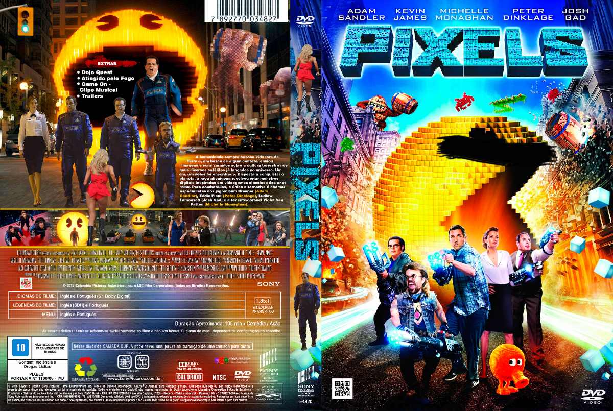 Dvd Pixels - R$ 12,00 em Mercado Livre