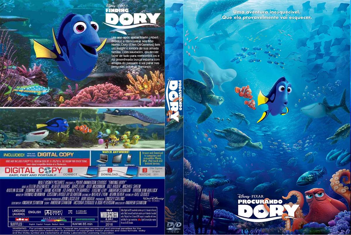 Dvd Procurando Dory Frete Grátis R 2600 Em Mercado Livre