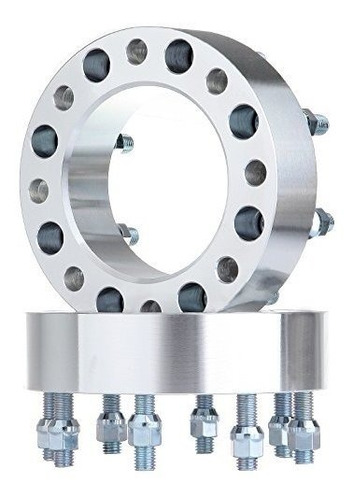 ECCPP Wheel Spacers 8 Lug 2 inch 50mm 8x170 Lug Pattern 14x2 Studs Compatible with 1999-2004 Ford F-250//Ford F-350 Super Duty 2000-2002 Ford Excursion