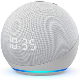 Echo Dot (4ª Geração): Smart Speaker Com Relógio E Alexa
