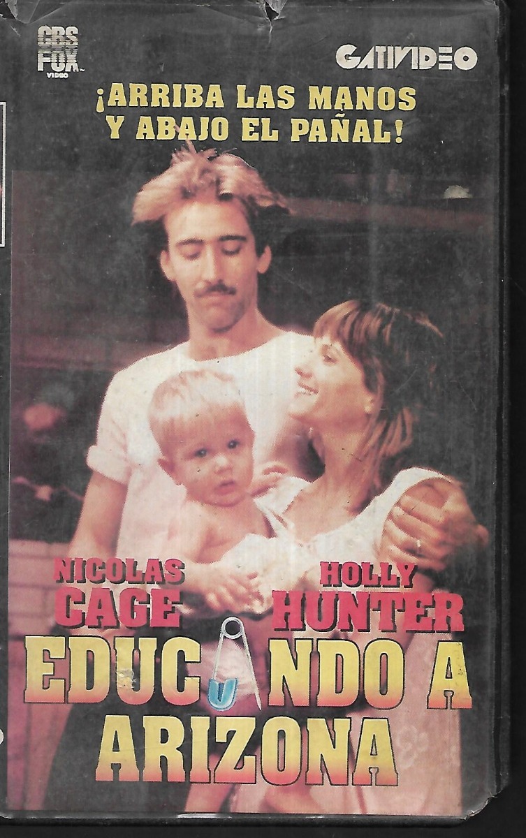 Educando A Arizona Nicolas Cage Holly Hunter Vhs - $ 200,00 en ...