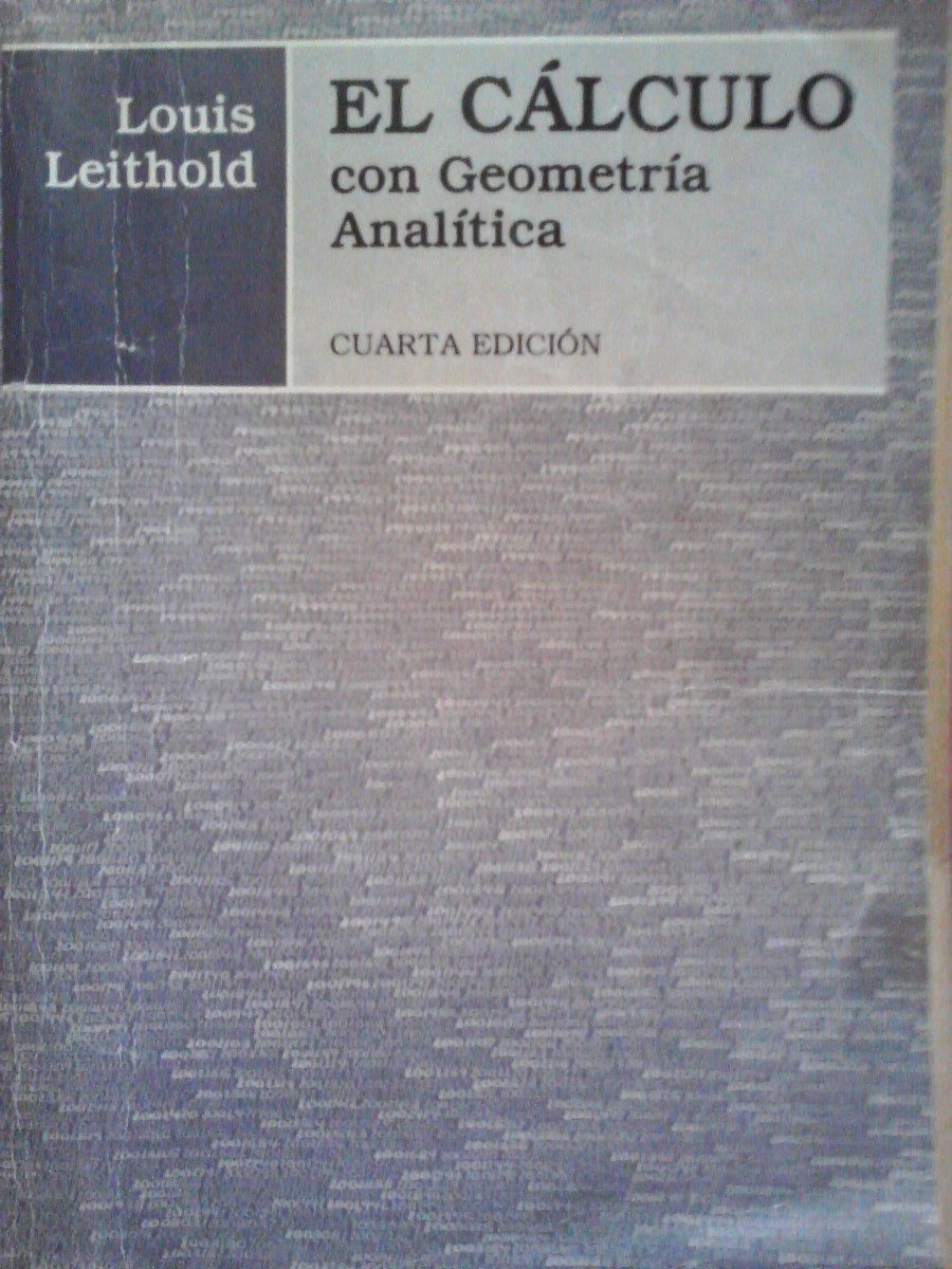 libro de calculo de louis leithold