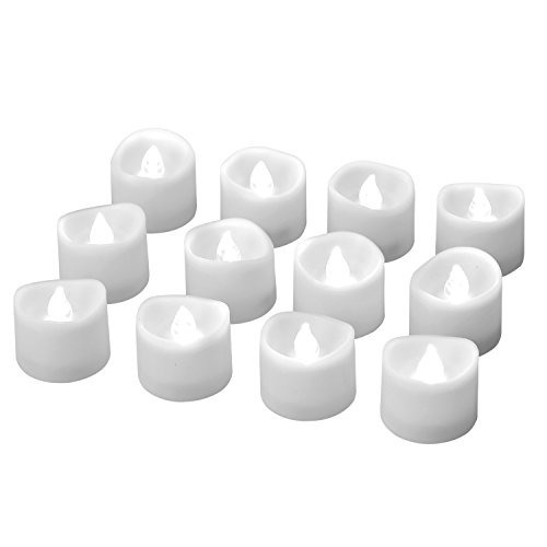 Elander Led Tea Lights Flameless Candle With Timer 6 Hours Elander Led Tea Lights Flameless Candle