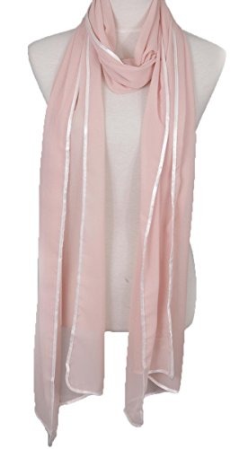venta profesional alta calidad nuevo alto Elegante Extra Larga Chifon Bufanda Con Color Blanco Dobladi ... venta profesional alta calidad nuevo alto Elegante Extra Larga Chifon Bufanda Con Color Blanco Dobladi ...