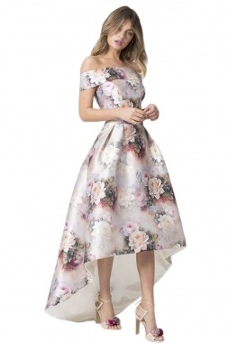 vestido floral elegante