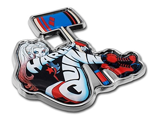 Elektroplate Harley Quinn Batman Chrome Auto Emblem