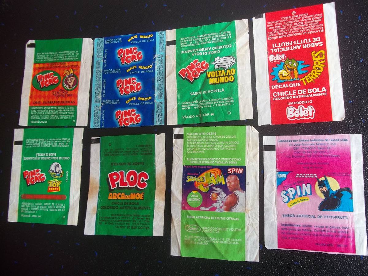 Embalagem De Chicletes Ping Pong Ploc Original Preço 