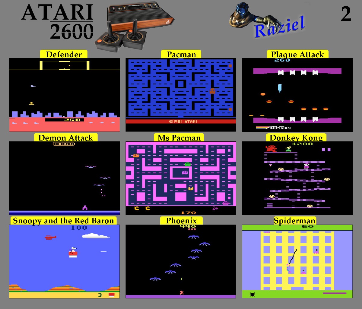 Emulador De Juegos Atari 2600 Para Pc Y Flashback Portable ...