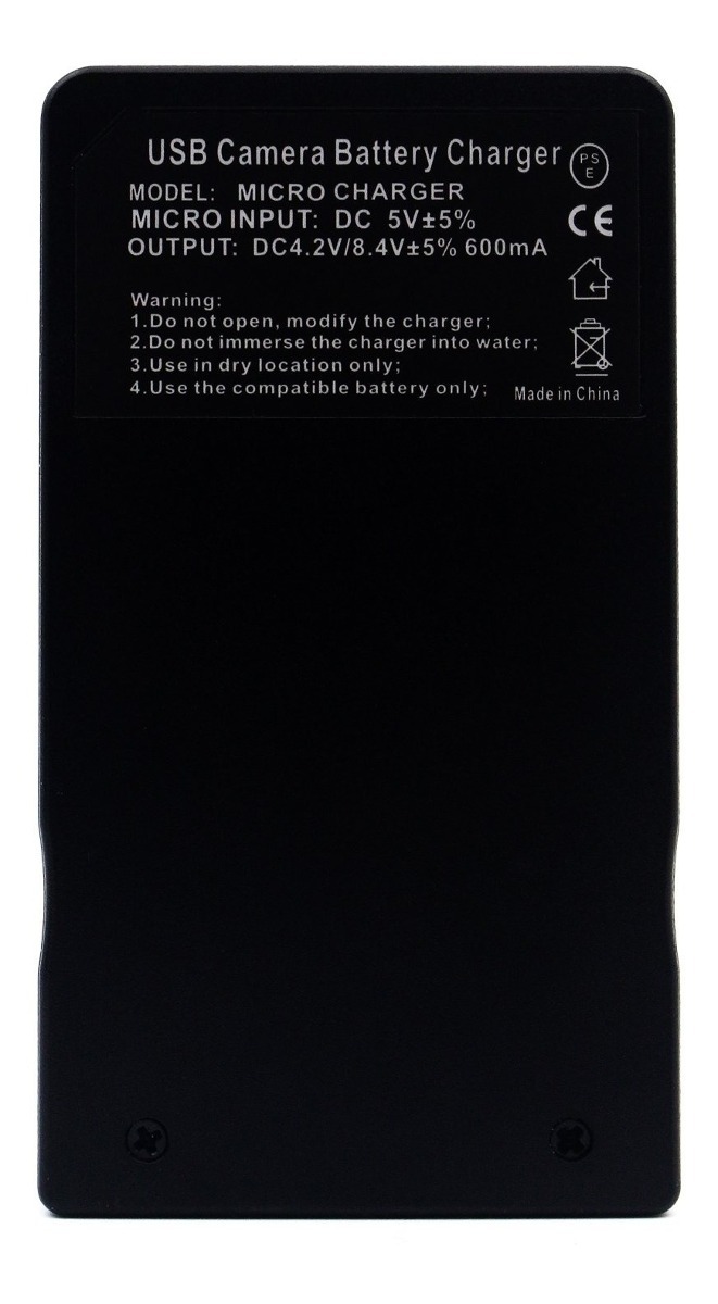 Bater/ìa Cargador USB//Coche//Corriente EN-EL8 para Nikon Coolpix P1 P2 S1 S2 S7 S8 S9 S50c S51.Ver Lista