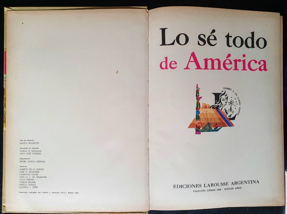 Enciclopedia Lo Sé Todo De América, Tomos I Al X - $ 500,00 en Mercado Libre