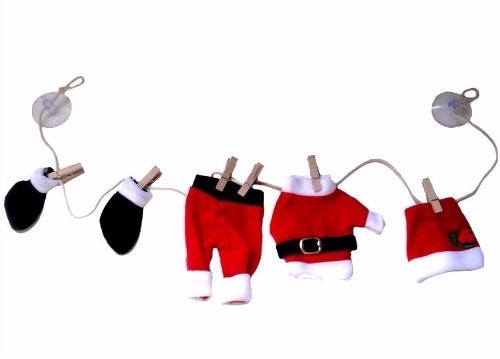 Enfeite Natal Varal De Roupas De Papai Noel Com Ventosas R$ 21,99 em Mercado Livre Enfeite De Roupa ~ Enfeite Natal Varal De Roupas De Papai Noel Com Ventosas R$ 21,99 em Mercado Livre
