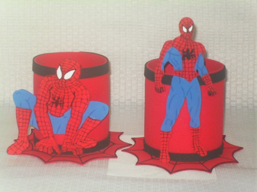 Enfeites Eva Homem Aranha Kit Com 10 Centro De Mesa R$ 50,00 em Mercado Livre -> Enfeites De Mesa Do Homem Aranha Enfeites Eva Homem Aranha Kit Com 10 Centro De Mesa R$ 50,00 em Mercado Livre -> Enfeites De Mesa Do Homem Aranha