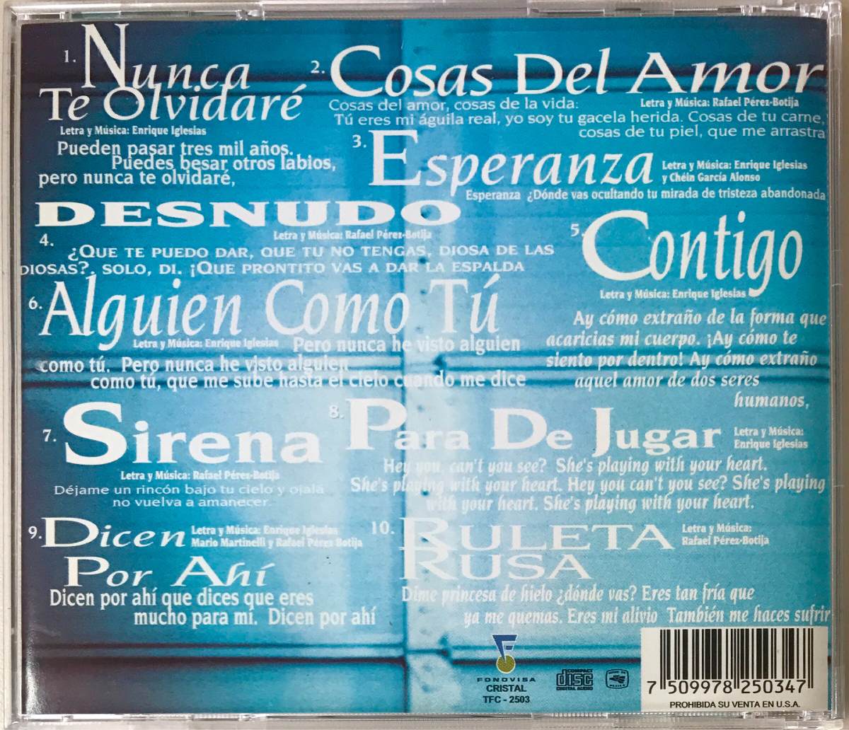 enrique iglesias cosas del amor canciones enrique iglesias cosas del amor canciones