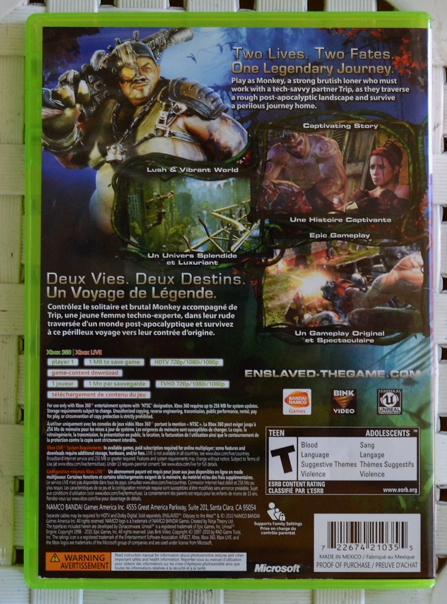 enslaved odyssey to the west xbox download free
