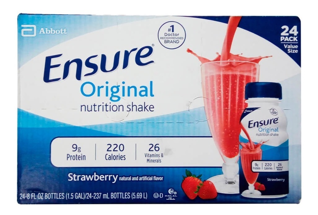 compra en nuestra tienda online: Batido nutricional Ensure sabor fresa (24 pack)