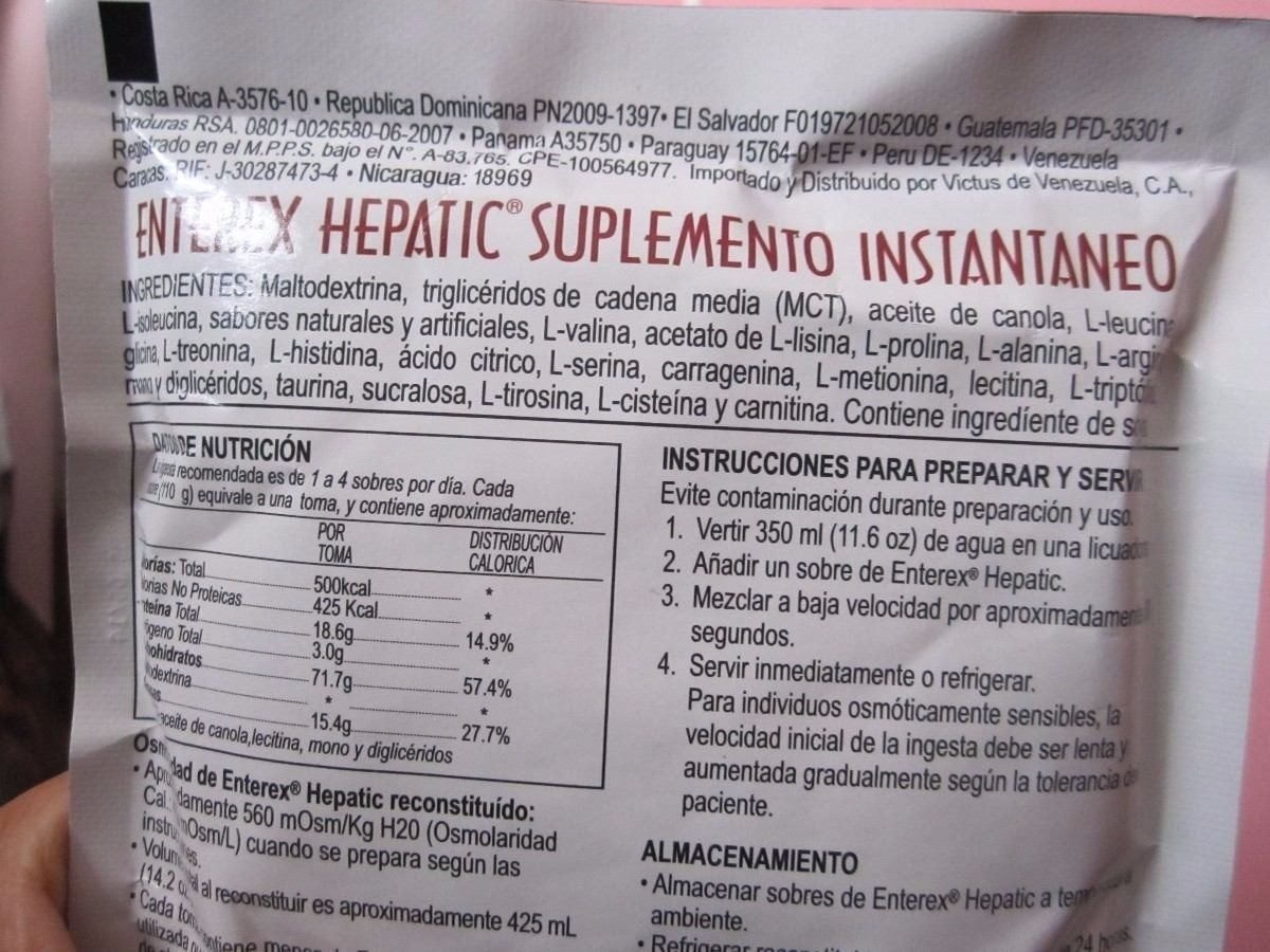 Enterex Hepatic - S/ 85,00 en Mercado Libre Enterex Hepatic - S/ 85,00 en Mercado Libre