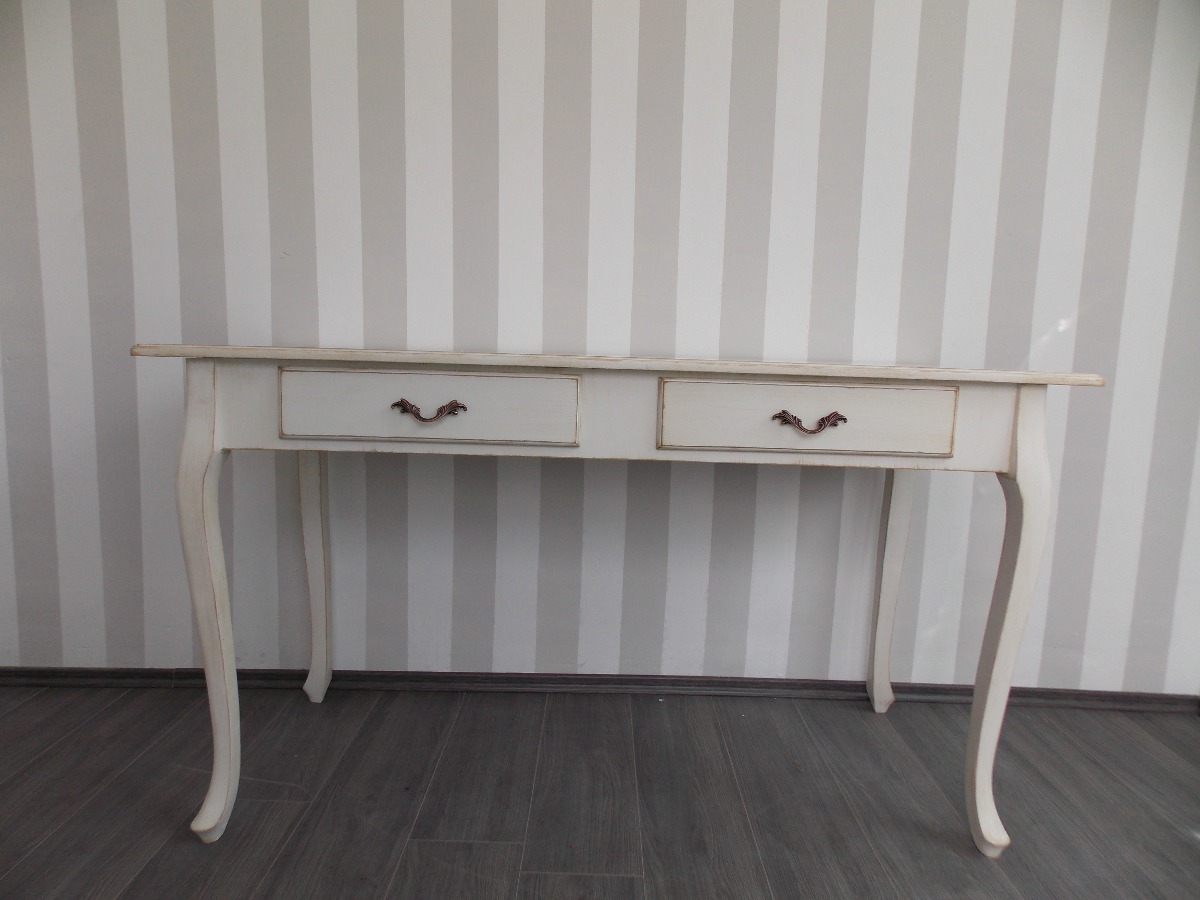 Escritorio Mueble Vintage, Mesa Blanco Antiguo Decapado $ 5,80000 Escritorio Mueble Vintage, Mesa Blanco Antiguo Decapado $ 5,80000