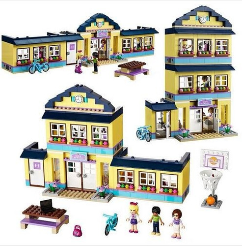 Escuela Tipo Lego Friends Niña 489 Piezas Armar - $ 169 ...