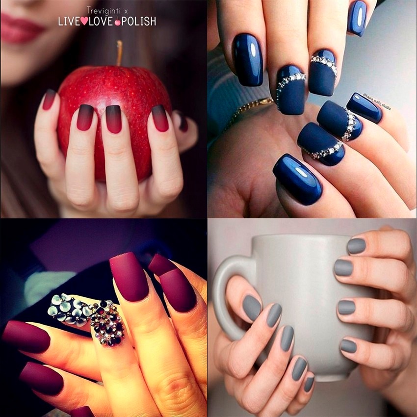 Colores de esmalte de uñas de invierno 2018: Borgoña, colores del vino y manicura desnuda Cual es el mejor color de uñas para vestido naranja