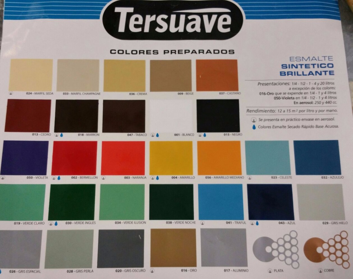 Carta De Colores Para Paredes Interiores Tersuave - homify