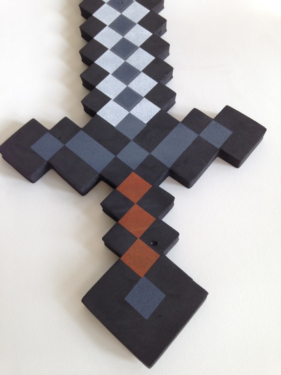 Espada Minecraft E.v.a Grande 60cm - Pronta Entrega - R Espada Minecraft E.v.a Grande 60cm - Pronta Entrega - R