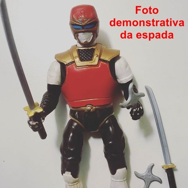 Espada Olímpica (réplica P/ Boneco) - Ninja Jiraya Anos 80 