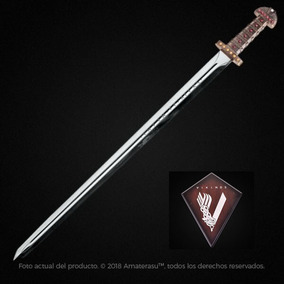 Vikinga Espada Ct1fk3lj Hoja Lothbrok Vikings Grabada Ragnar fybY76g