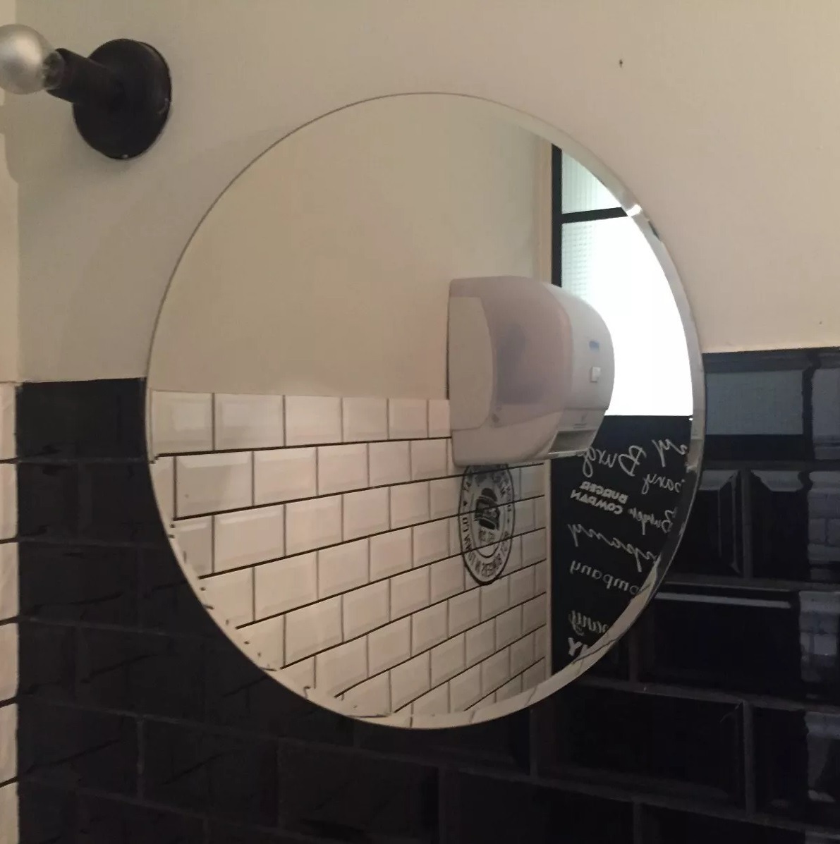 Espejo Redondo 50 Cm Con Bisel De 1 Pulgada - Envío Gratis ! - $ 890.00
