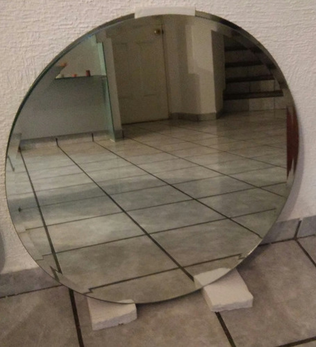 Espejo Redondo 50 Cm Con Bisel De 1 Pulgada - Envío Gratis ! - $ 890.00