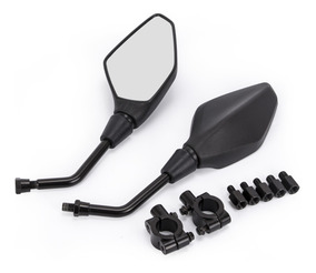 7//8 Pulgadas 8 mm Manillar 10 mm 2 Unidades Soporte Universal para Espejo retrovisor Adaptador para Motocicleta