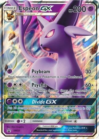 Espeon Gx Sol E Lua Promos + Eevee Sol E Lua Pokemon Tcg 