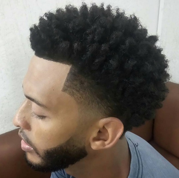 esponja para enrolar cabelo masculino