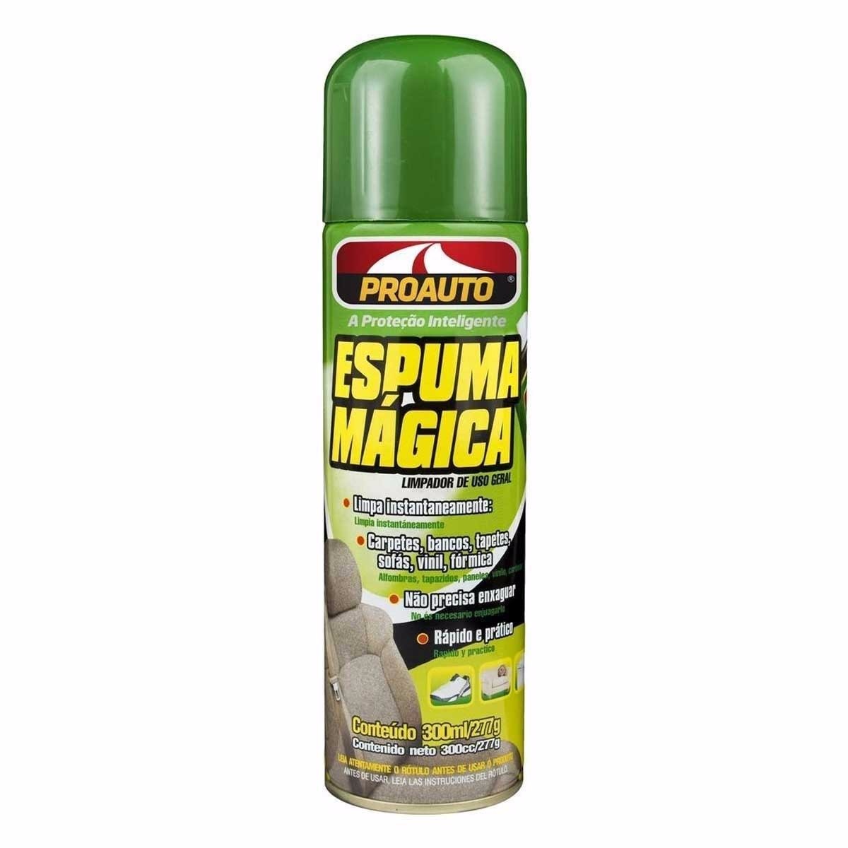 Espuma Para Banco De Carros Espuma Mágica Proauto Para Banco Automotivo 400ml - R$ 33,50 em Mercado