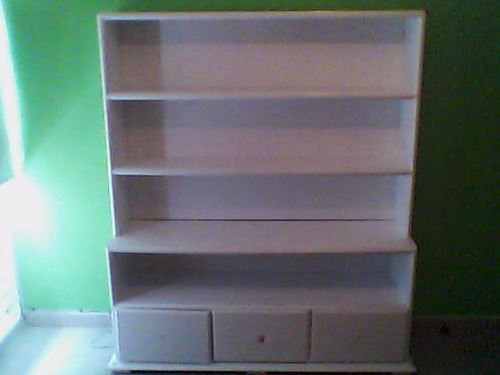 Estante con gavetas de madera color blanco para niña/niño bs ... Colores blancos para madera
