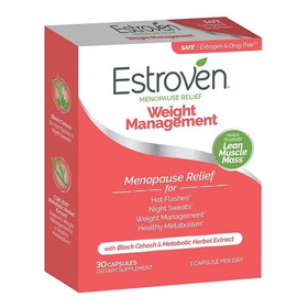 Estroven, Menopause Relief + Weight. 30 Tabletas.